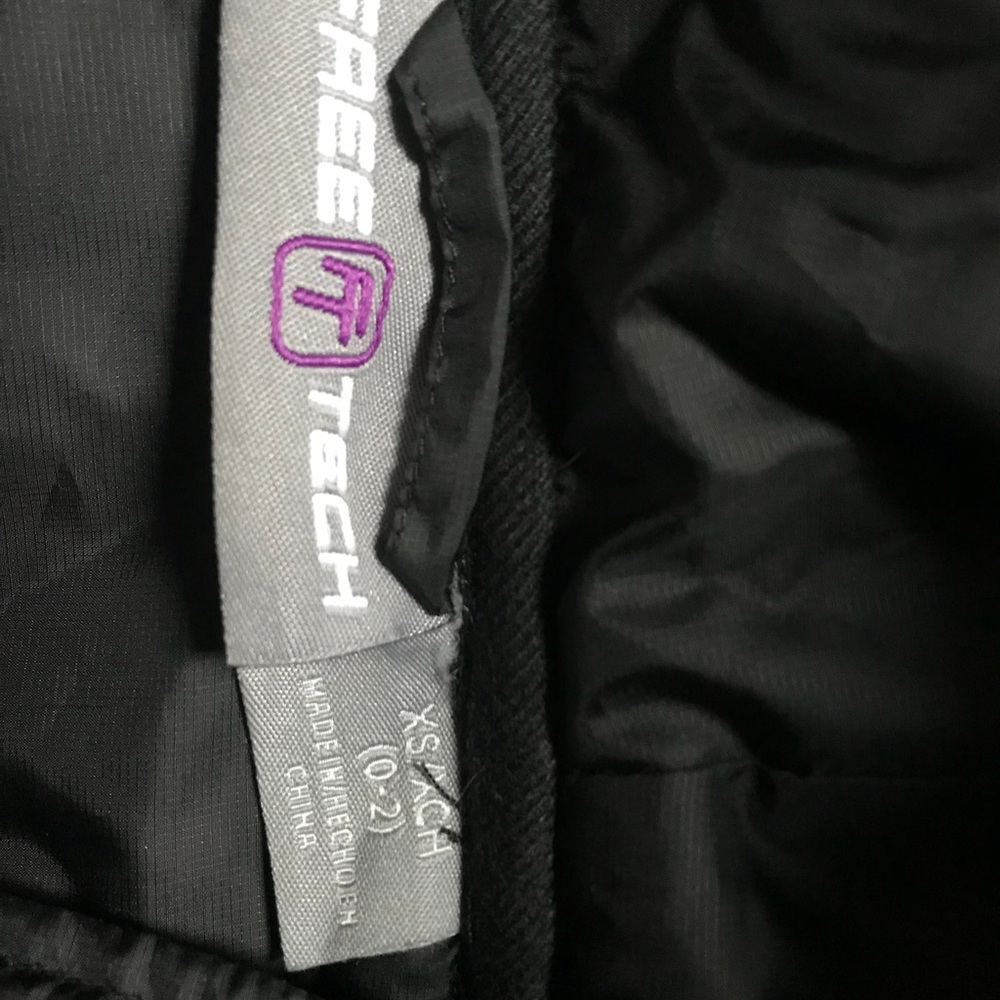 Size small zip up back jacket